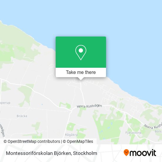 Montessoriförskolan Björken map