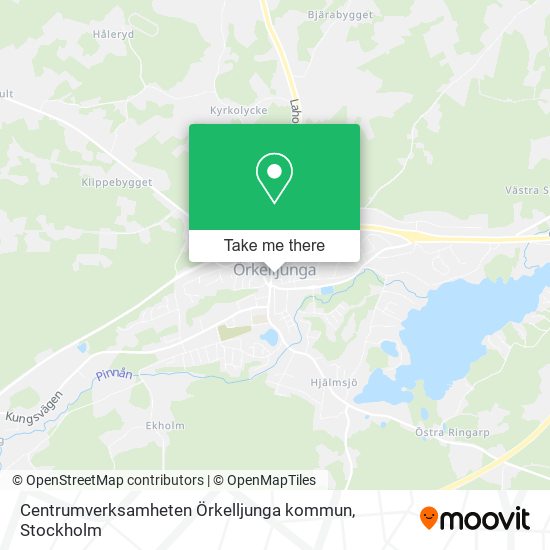 Centrumverksamheten Örkelljunga kommun map