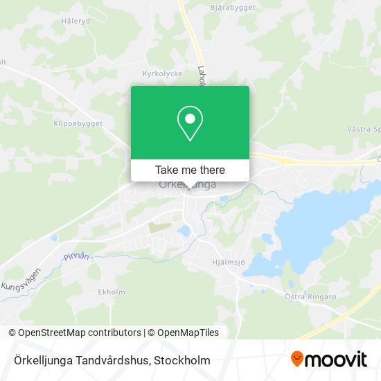 Örkelljunga Tandvårdshus map