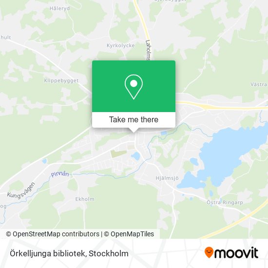 Örkelljunga bibliotek map