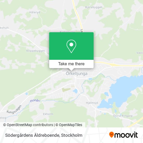 Södergårdens Äldreboende map