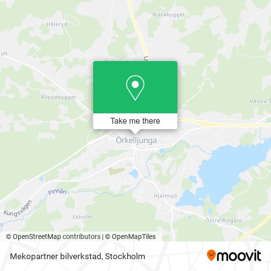 Mekopartner bilverkstad map