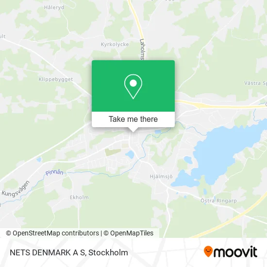 NETS DENMARK A S map