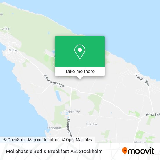 Möllehässle Bed & Breakfast AB map