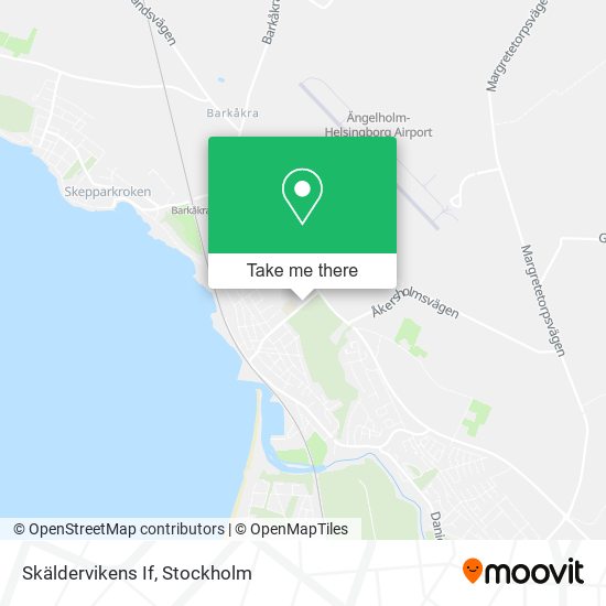 Skäldervikens If map