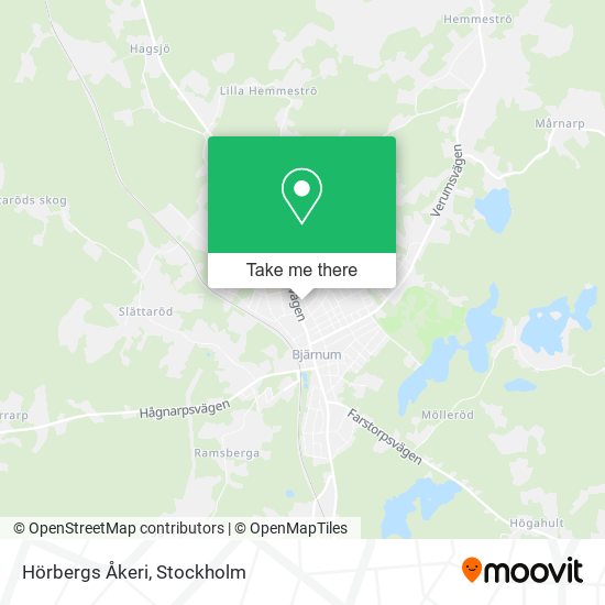 Hörbergs Åkeri map