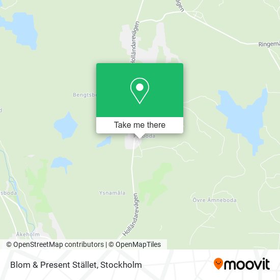 Blom & Present Stället map