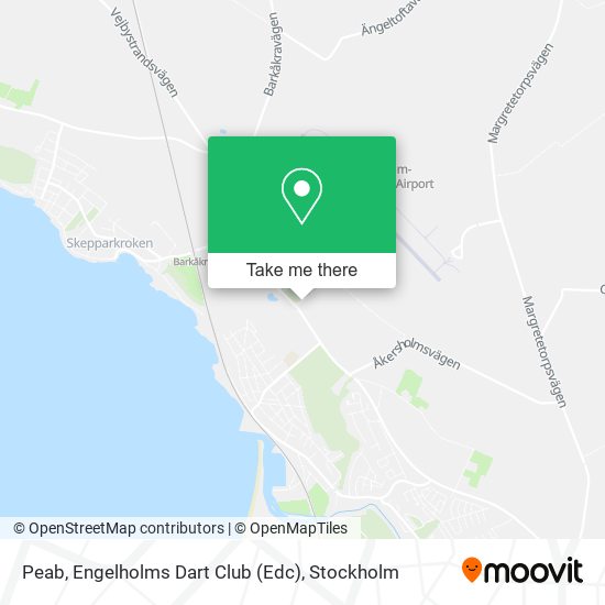 Peab, Engelholms Dart Club (Edc) map