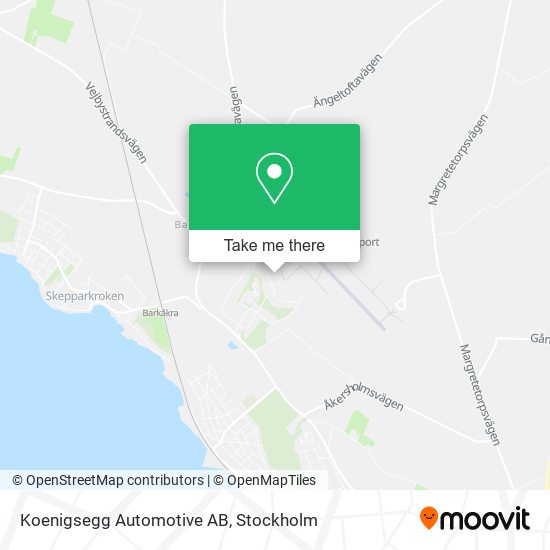 Koenigsegg Automotive AB map