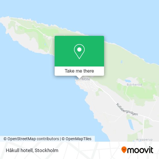 Håkull hotell map