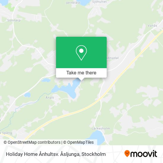 Holiday Home Ånhultsv. Åsljunga map