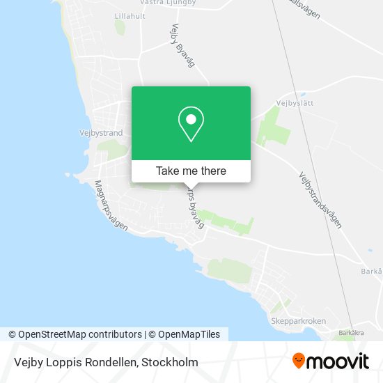 Vejby Loppis Rondellen map