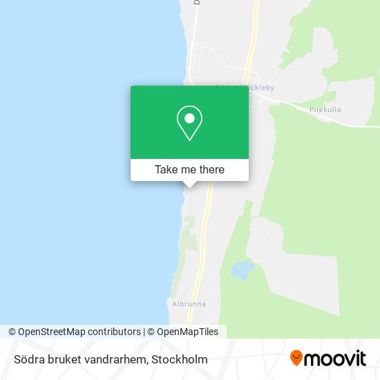 Södra bruket vandrarhem map