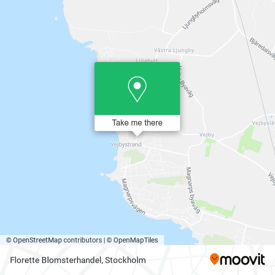 Florette Blomsterhandel map