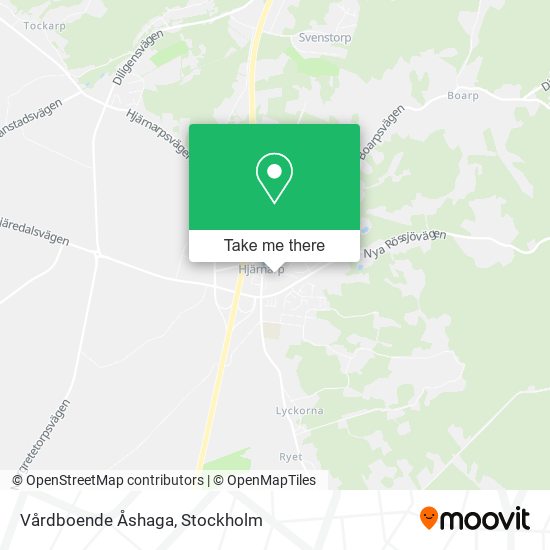 Vårdboende Åshaga map