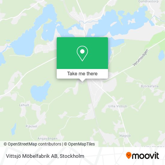 Vittsjö Möbelfabrik AB map
