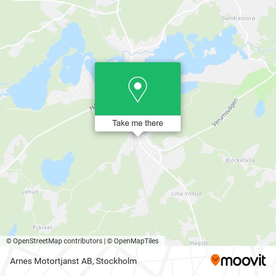 Arnes Motortjanst AB map