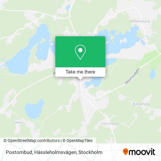 Postombud, Hässleholmsvägen map