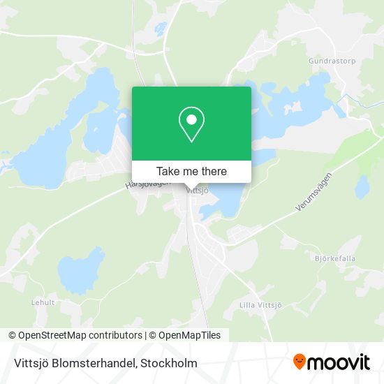 Vittsjö Blomsterhandel map