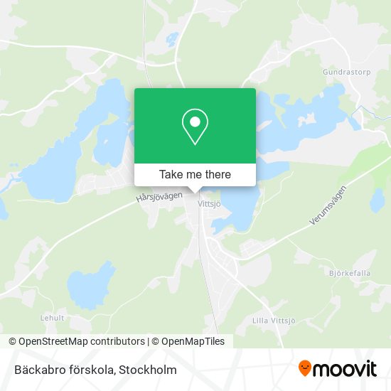 Bäckabro förskola map