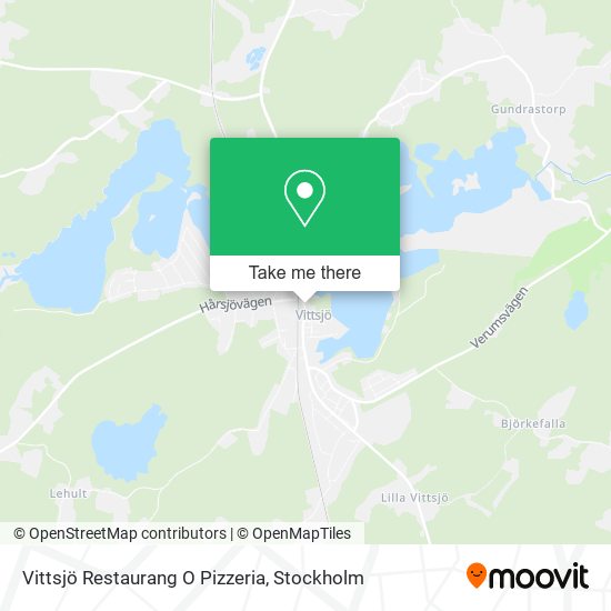 Vittsjö Restaurang O Pizzeria map