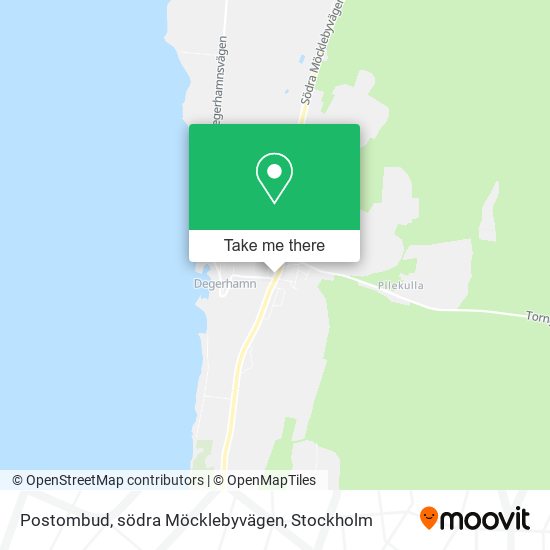 Postombud, södra Möcklebyvägen map