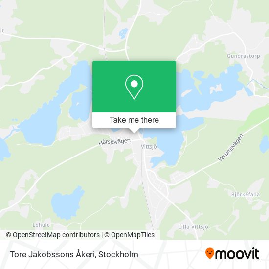 Tore Jakobssons Åkeri map