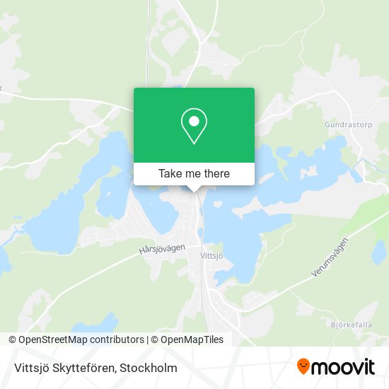Vittsjö Skyttefören map
