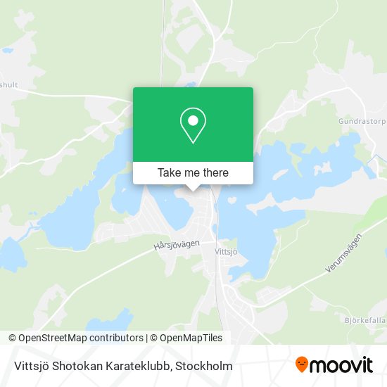 Vittsjö Shotokan Karateklubb map