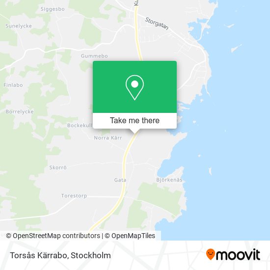 Torsås Kärrabo map