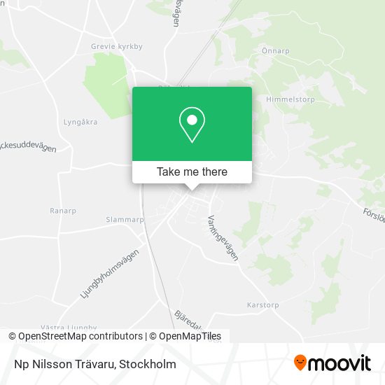 Np Nilsson Trävaru map