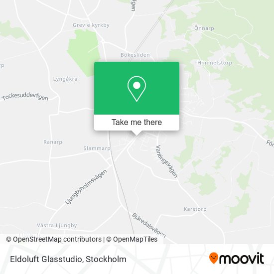Eldoluft Glasstudio map