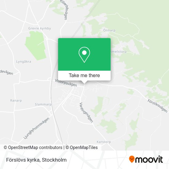Förslövs kyrka map