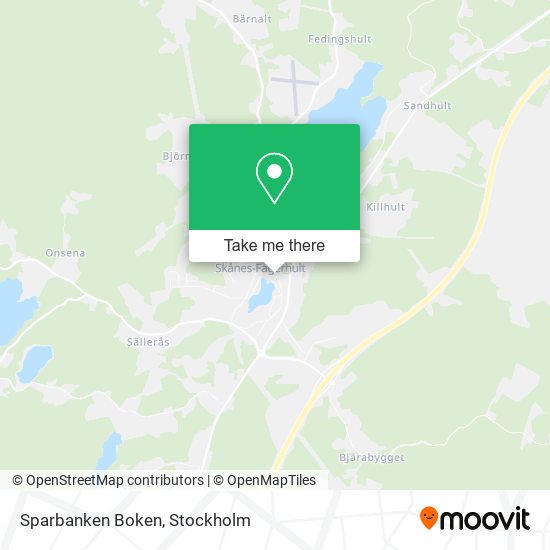 Sparbanken Boken map
