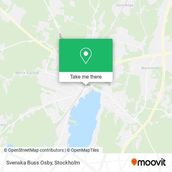 Svenska Buss Osby map