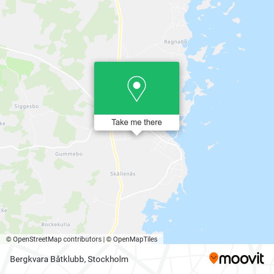 Bergkvara Båtklubb map