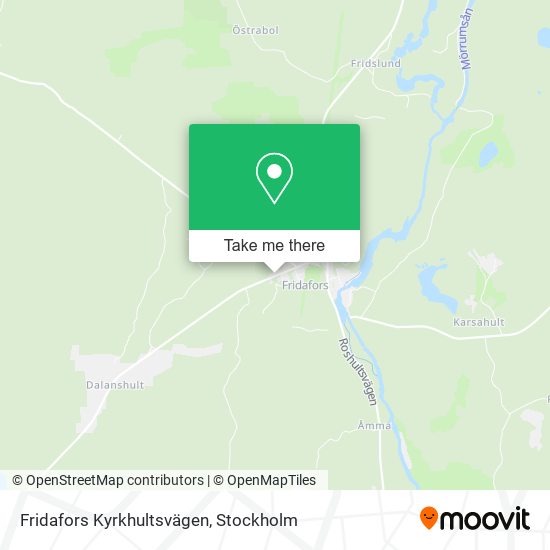 Fridafors Kyrkhultsvägen map