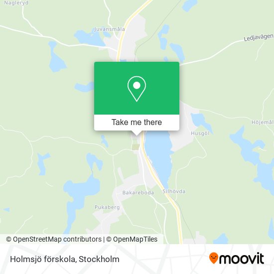 Holmsjö förskola map