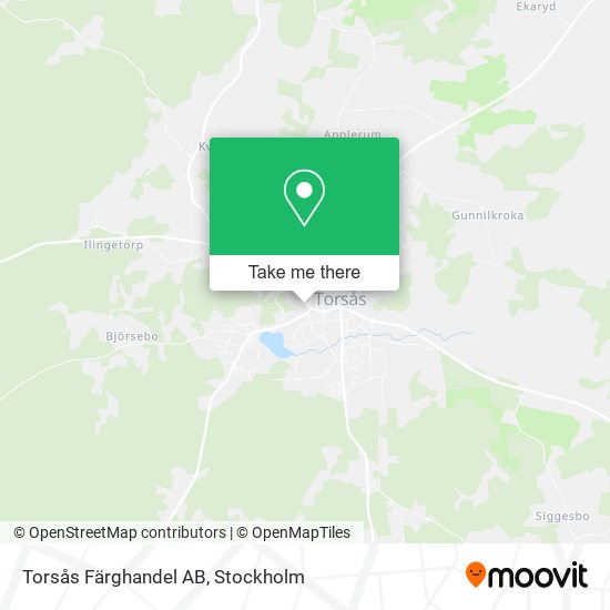 Torsås Färghandel AB map