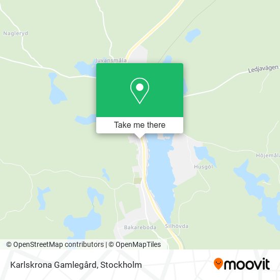 Karlskrona Gamlegård map