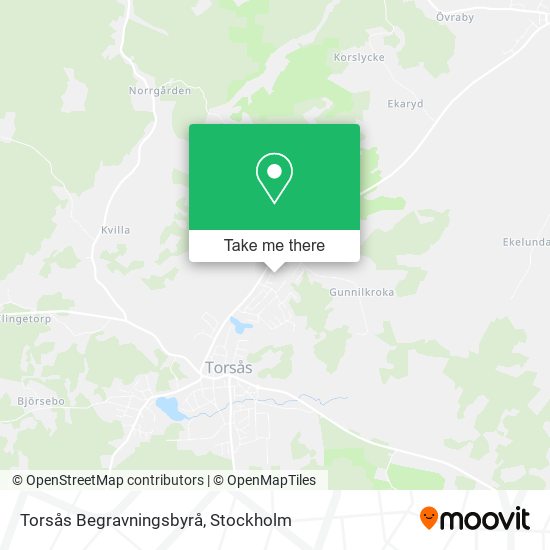 Torsås Begravningsbyrå map