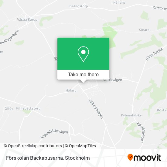 Förskolan Backabusarna map