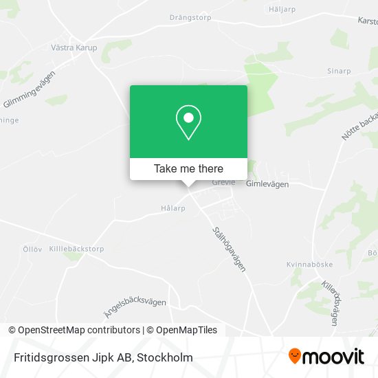 Fritidsgrossen Jipk AB map