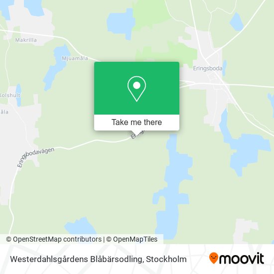 Westerdahlsgårdens Blåbärsodling map