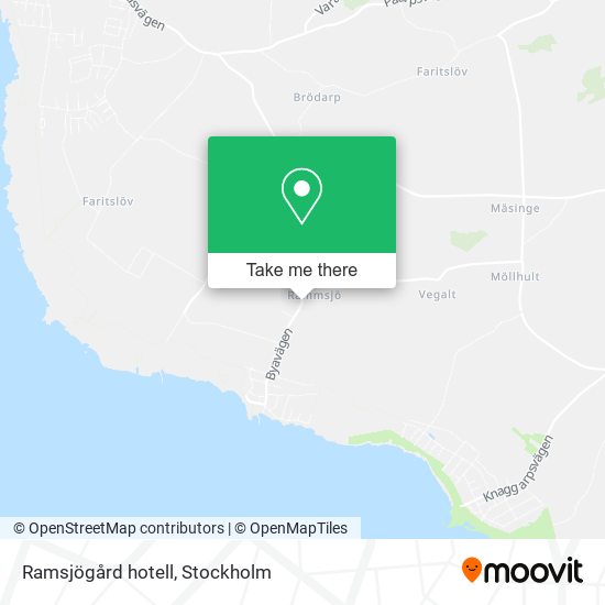 Ramsjögård hotell map