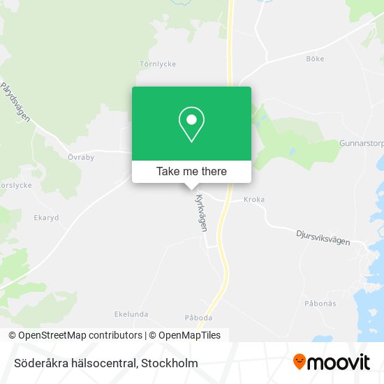 Söderåkra hälsocentral map