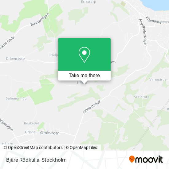 Bjäre Rödkulla map