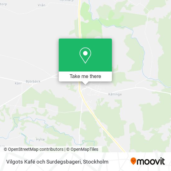 Vilgots Kafé och Surdegsbageri map