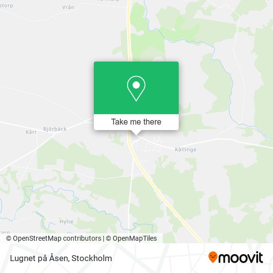 Lugnet på Åsen map