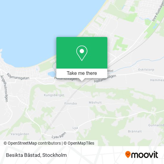 Besikta Båstad map